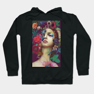 Surreal Art Flowers Floral Dreamy Surrealism Hoodie